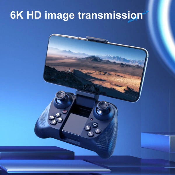 Foldable RC Drone – 6K Dual Camera, WiFi FPV, Quadcopter