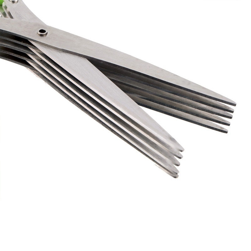 Multi-Blade Herb & Green Onion Scissors – Stainless Steel
