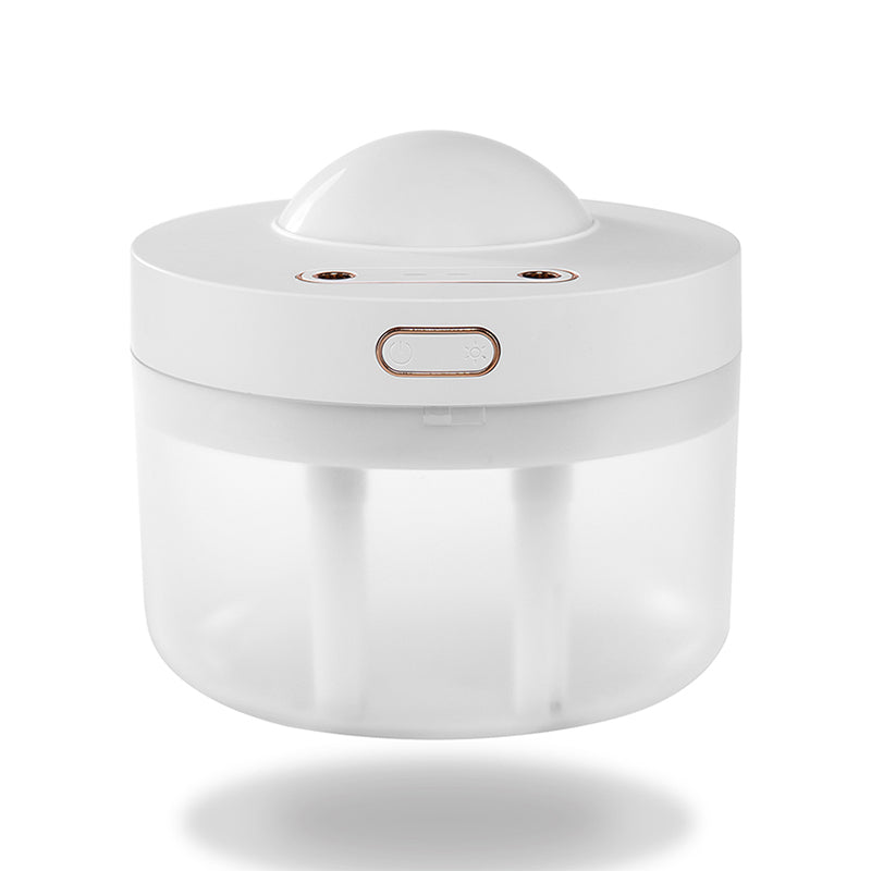 Projection Humidifier & Night Light – Rotating, Dual Spray