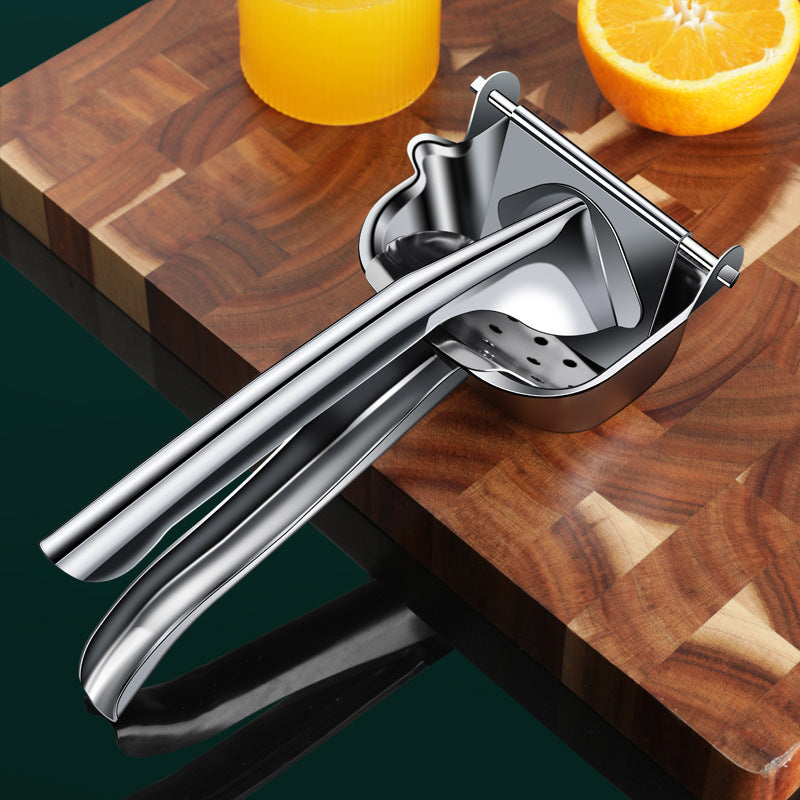 Commercial-Grade Manual Juicer — Heavy-Duty Orange & Pomegranate Press