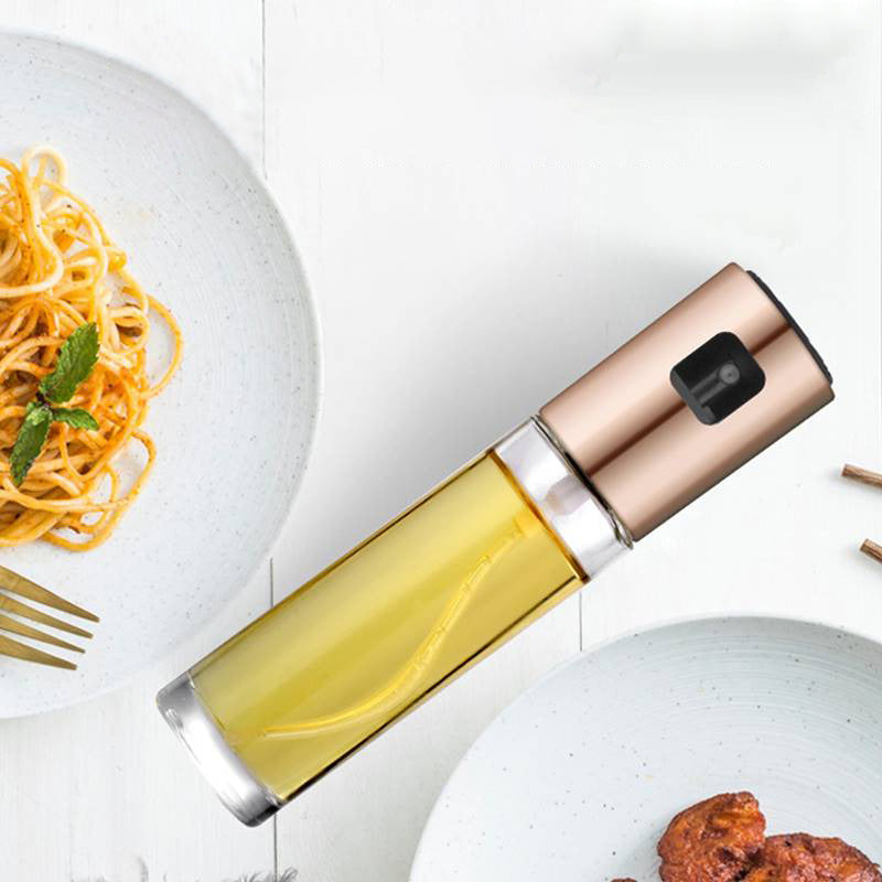 BBQ Oil Spray Bottle – Push-Pump, Leakproof, Kitchen & Grill