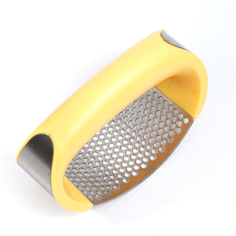 Stainless Steel Garlic Press & Masher – Manual, Easy Squeeze