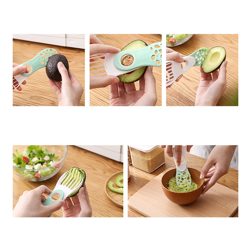 3-in-1 Avocado Slicer & Corer — Split, Pit & Slice in Seconds