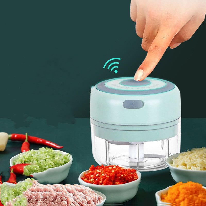 Mini Electric Garlic & Ginger Chopper – USB Rechargeable