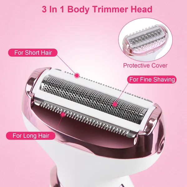4-in-1 Women's Grooming Kit — Eyebrow, Nose & Bikini Trimmer