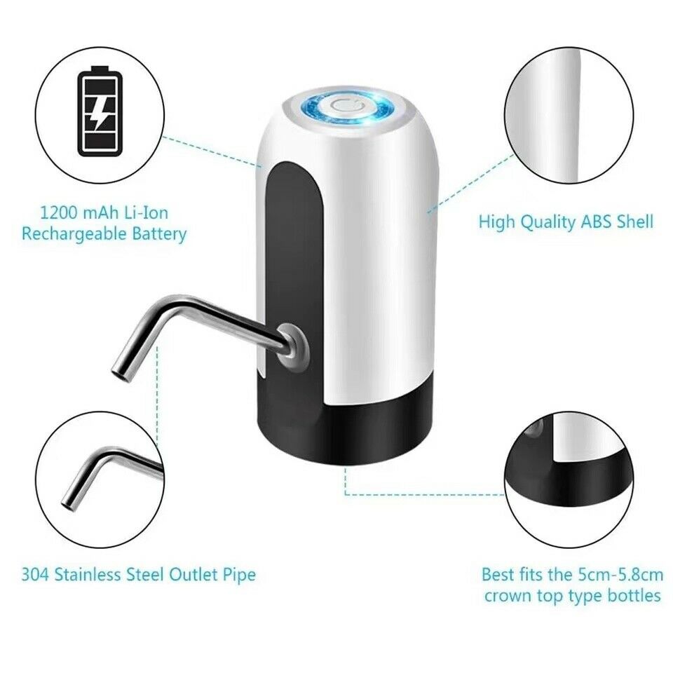 USB Electric Water Dispenser — Auto Pump for 5-Gallon Bottles