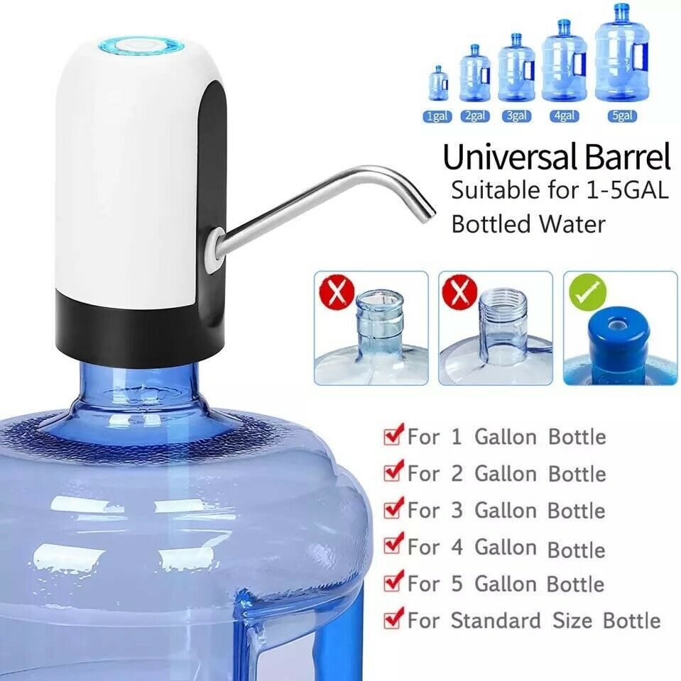 USB Electric Water Dispenser — Auto Pump for 5-Gallon Bottles