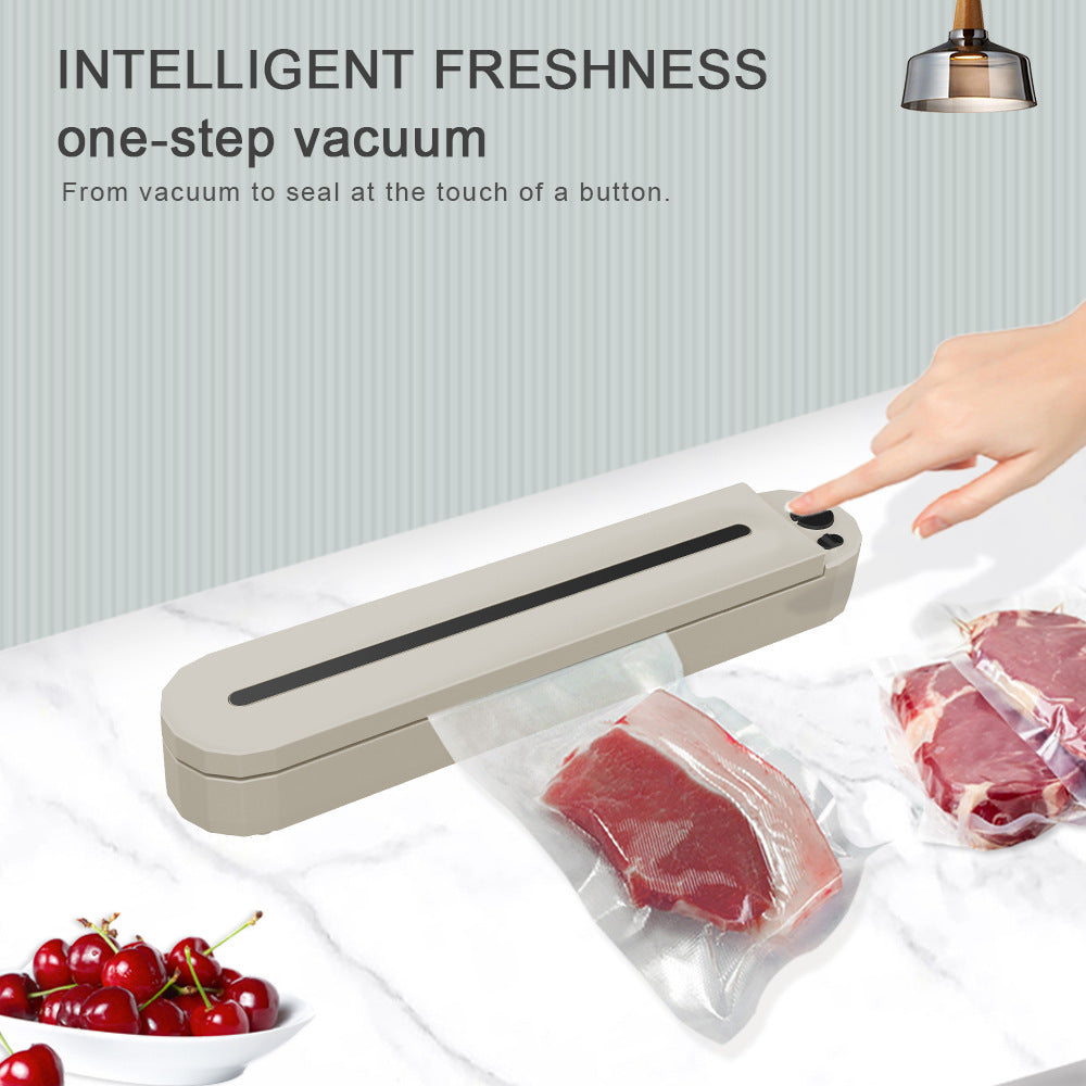 Mini Vacuum Food Sealer — Keep Food Fresh Up to 5× Longer