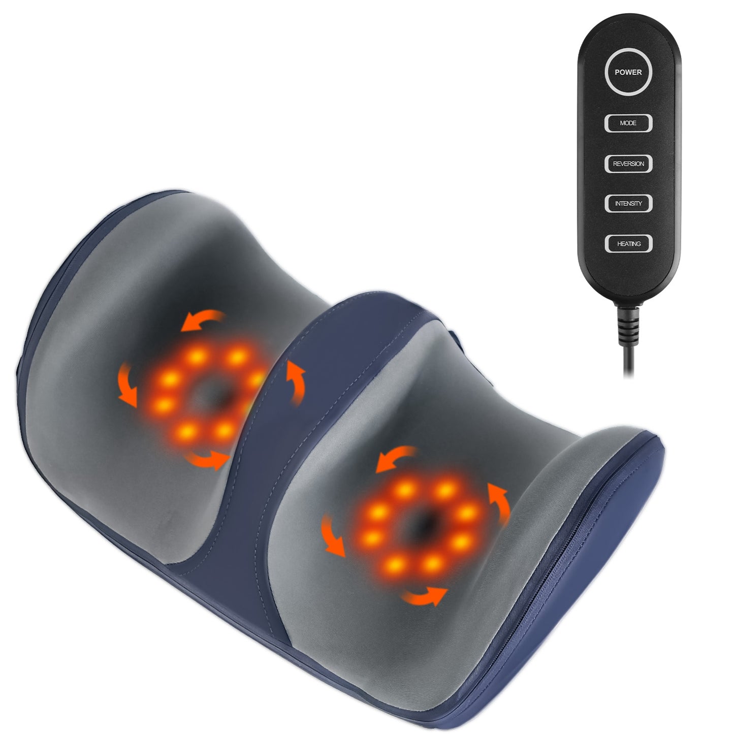 Shiatsu Foot & Calf Massager — Heat, 3 Modes & 3 Intensities