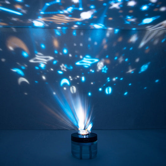 Projection Humidifier & Night Light – Rotating, Dual Spray