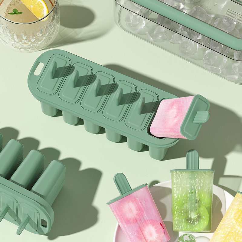 DIY Ice Cream & Popsicle Mould Kit — BPA-Free, Dishwasher Safe