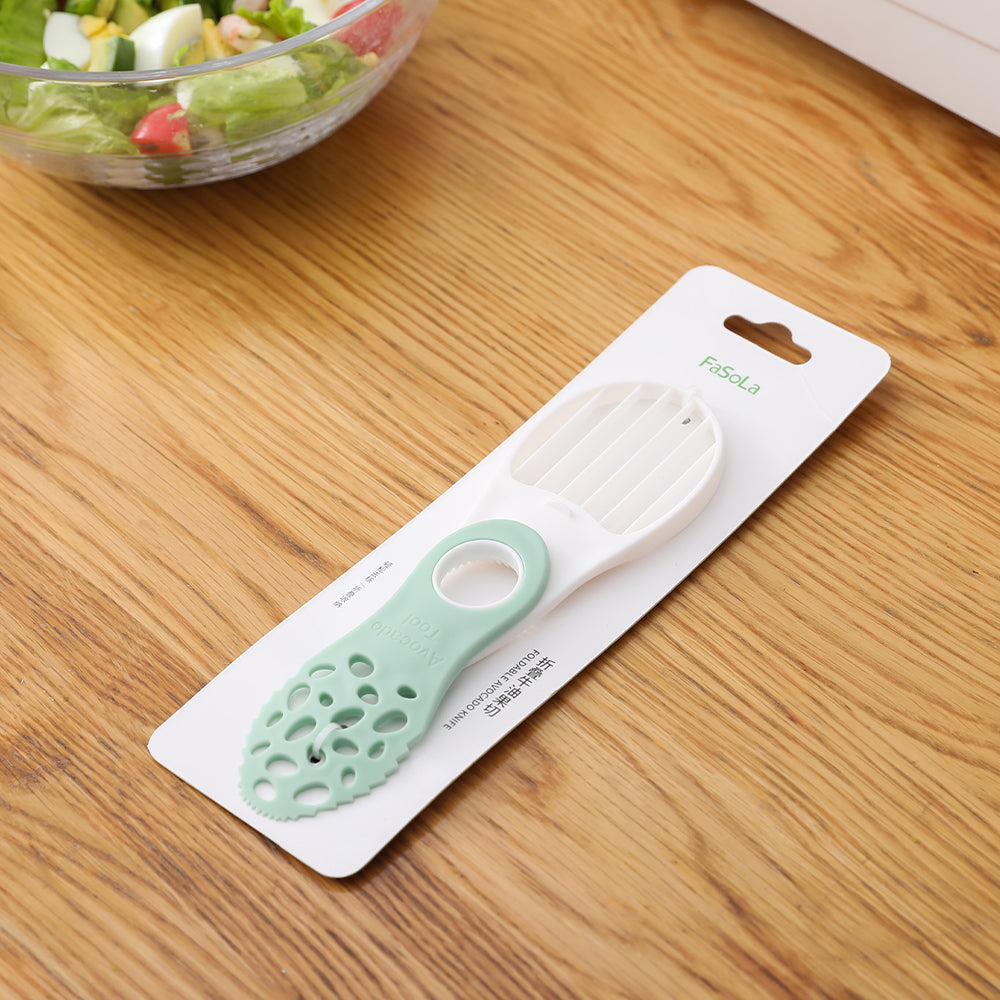 3-in-1 Avocado Slicer & Corer — Split, Pit & Slice in Seconds