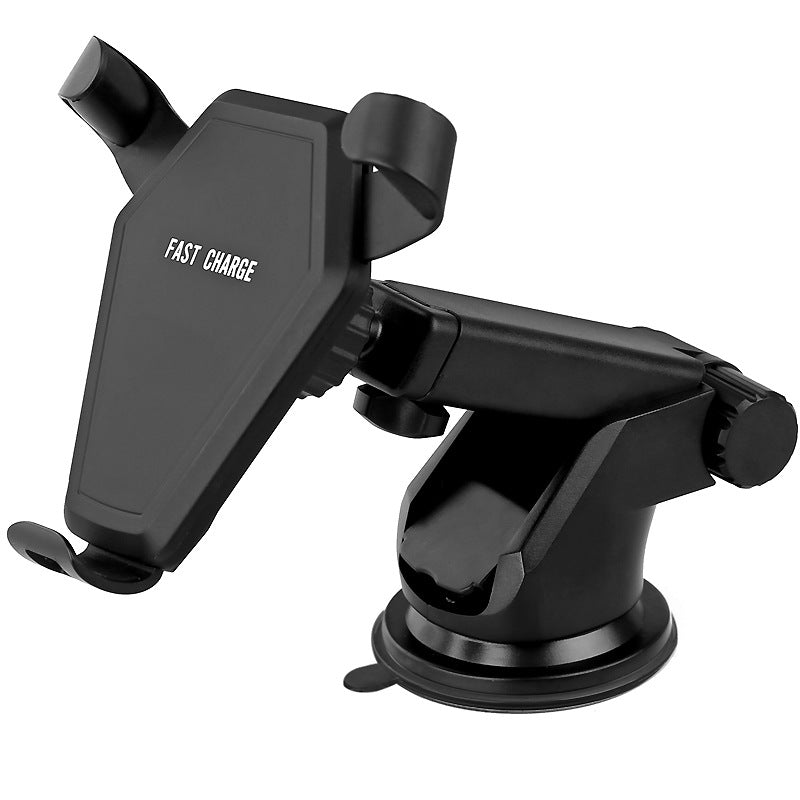 Wireless Car Charger Mount — Qi Fast Charging, Hands-Free Auto-Grip