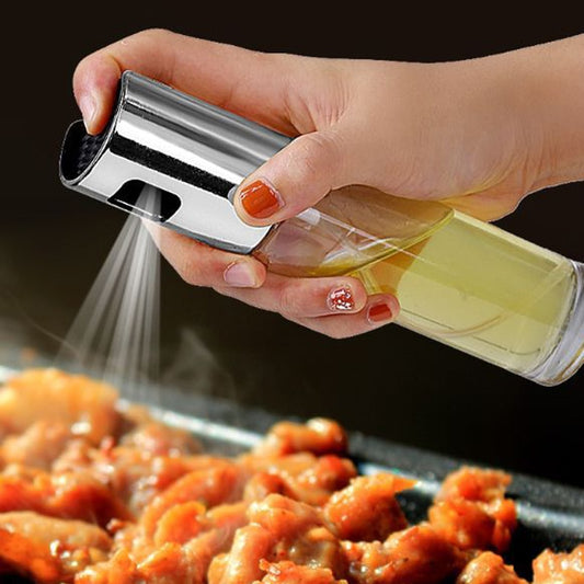BBQ Oil Spray Bottle – Push-Pump, Leakproof, Kitchen & Grill