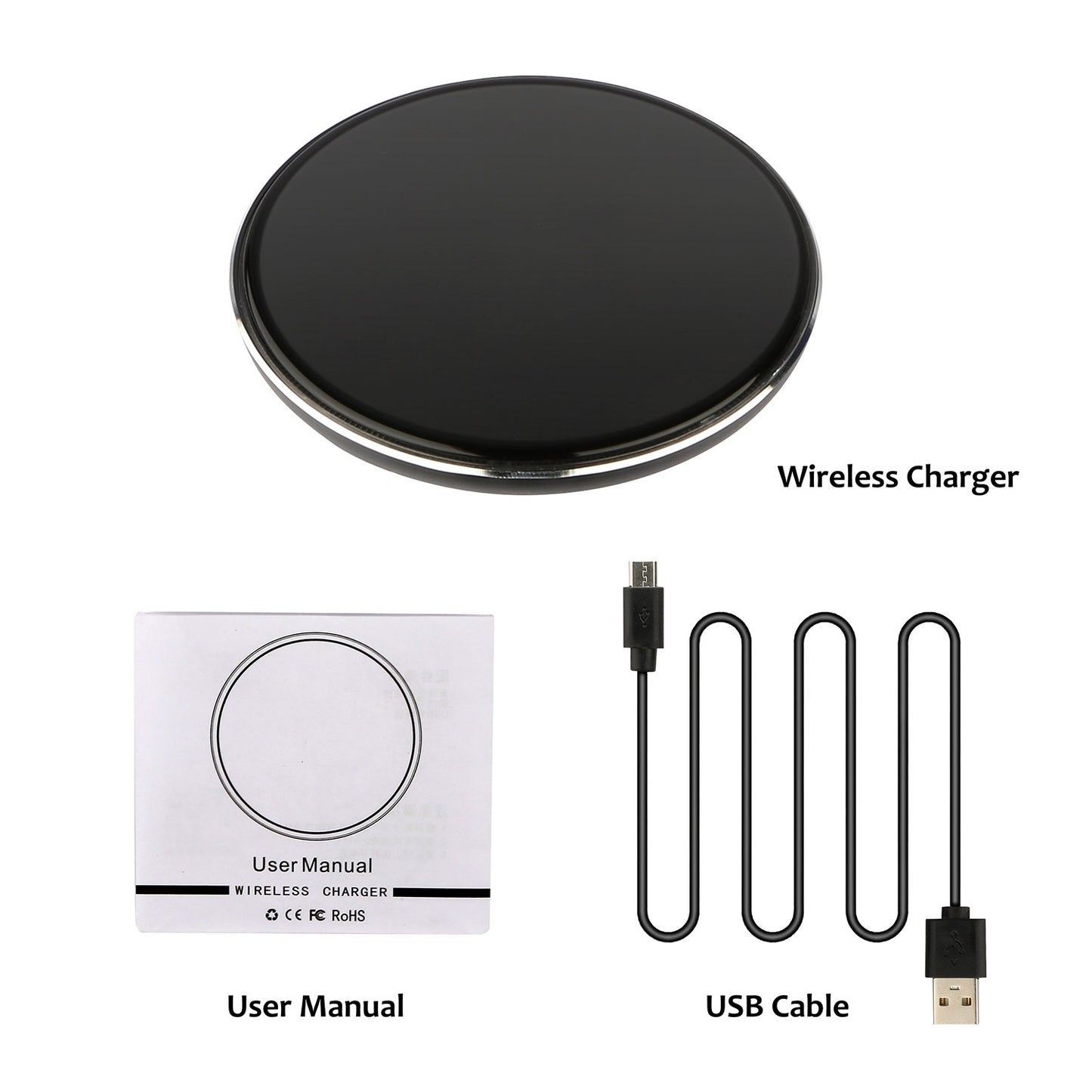Qi Wireless Charging Pad – Ultra-Slim 5W, iPhone & Samsung
