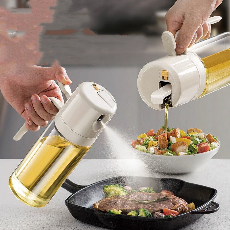 2-in-1 Oil & Vinegar Spray Bottle – BBQ & Kitchen Mister