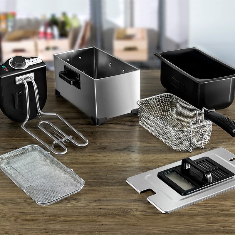 3L Electric Deep Fryer – Crispy Fries at Home, Easy Clean