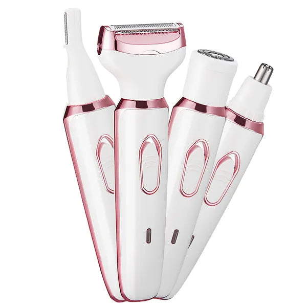4-in-1 Women's Grooming Kit — Eyebrow, Nose & Bikini Trimmer