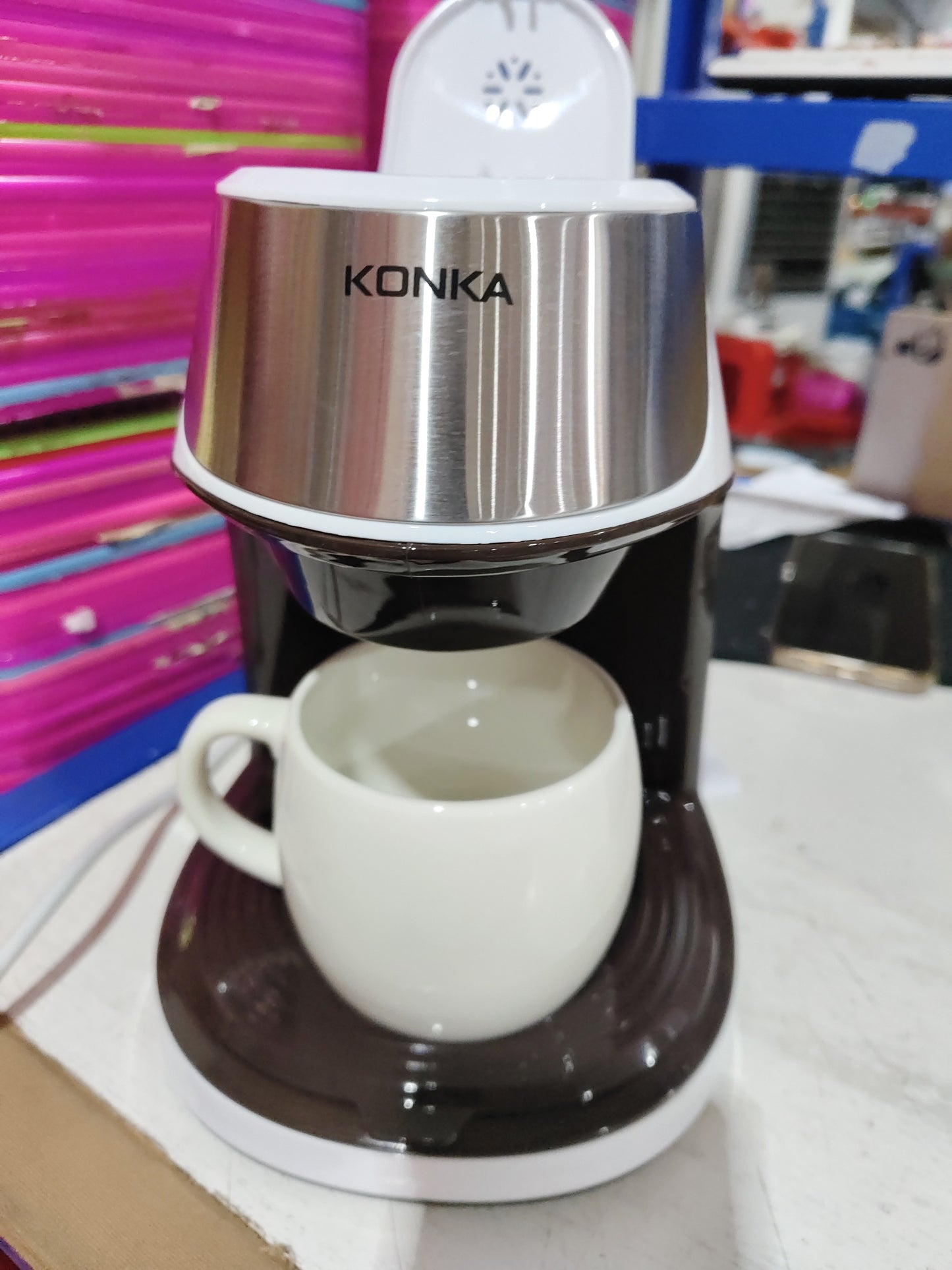 Mini Automatic Coffee Maker – Compact Home & Office Brewer
