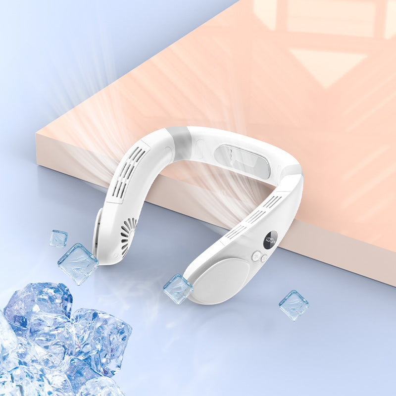 Hands-Free Neck Fan — Portable Cooling for Summer, Up to 8 Hrs