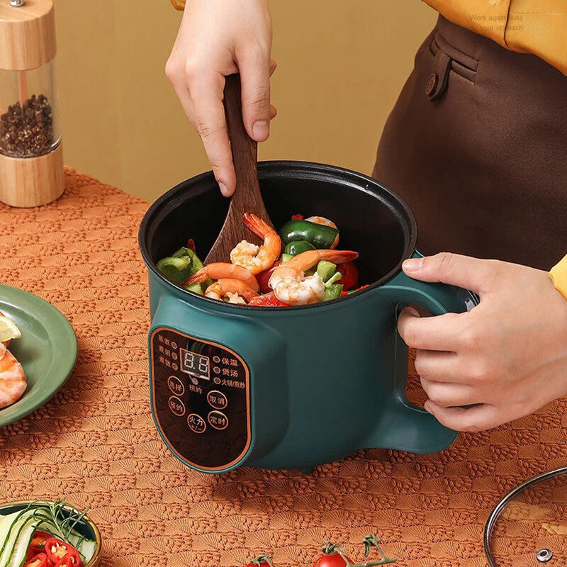 Electric Hot Pot & Rice Cooker — Non-Stick, Multi-Cook