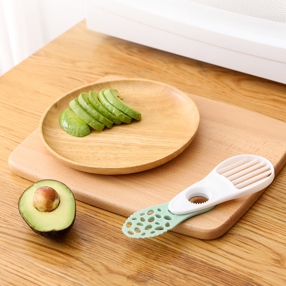 3-in-1 Avocado Slicer & Corer — Split, Pit & Slice in Seconds