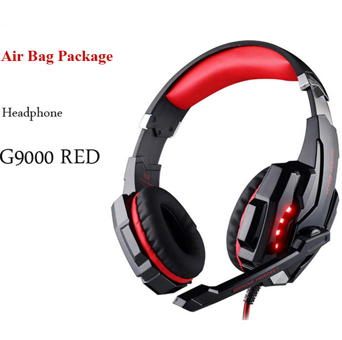 Wired Gaming Headset — Surround Sound, Deep Bass & Mic