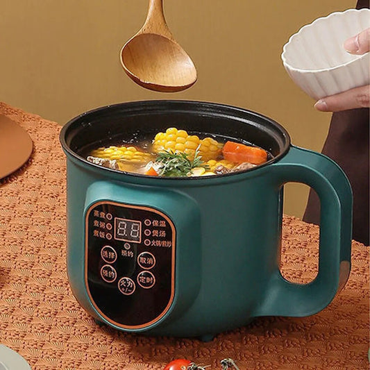 Electric Hot Pot & Rice Cooker — Non-Stick, Multi-Cook