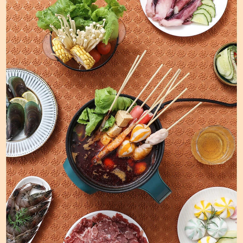 Electric Hot Pot & Rice Cooker — Non-Stick, Multi-Cook