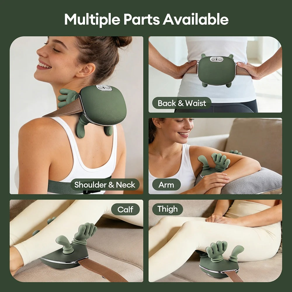 Wireless Neck & Shoulder Massage Shawl — Bionic Kneading, Brushless Motor
