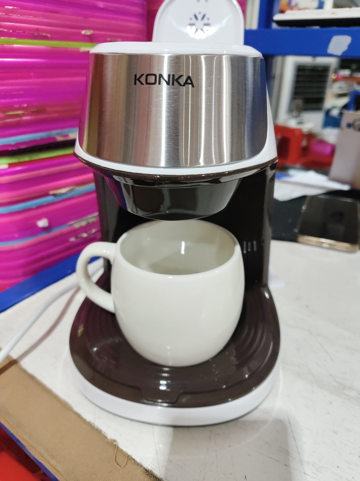 Mini Automatic Coffee Maker – Compact Home & Office Brewer