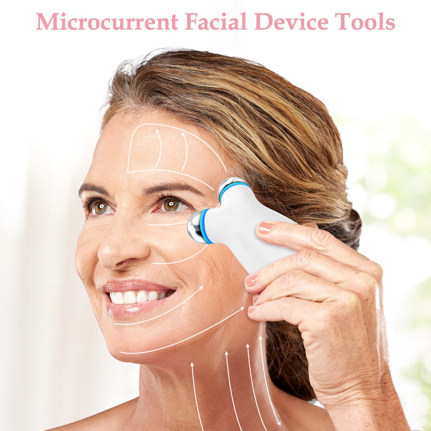 Anti-Aging Microcurrent Facial Device — Boosts Skincare Absorption
