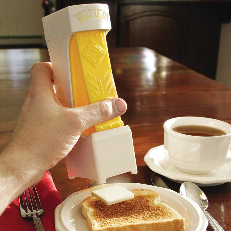 One-Button Butter & Cheese Cutter — Slice & Store in One