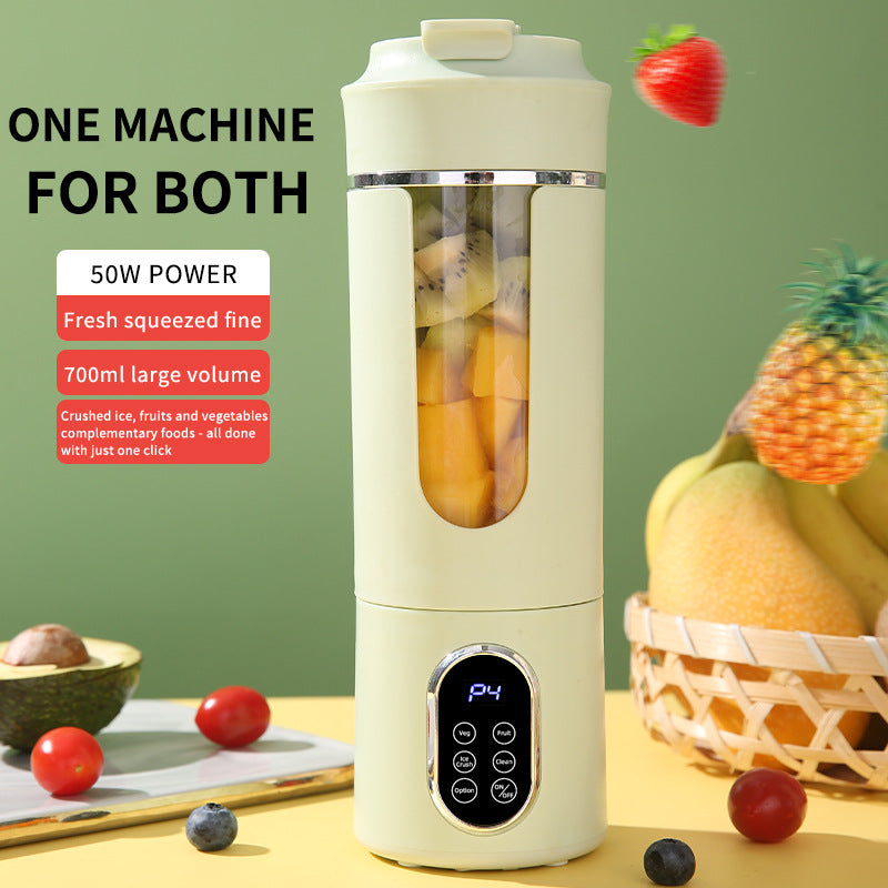 Portable Rechargeable Blender — Compact Smoothie Maker, Travel-Ready
