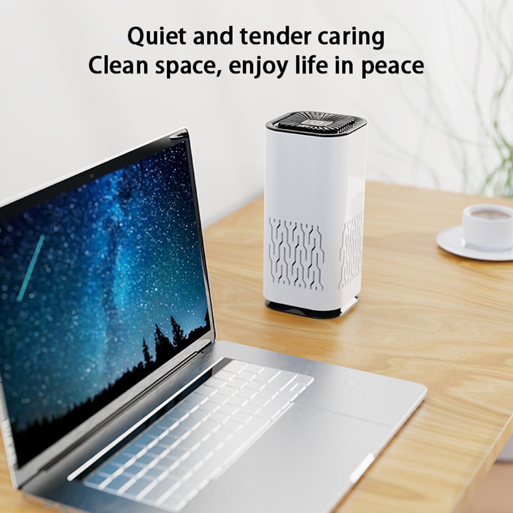 Portable Car & Home Air Purifier – Negative Ion, Removes Dust & Smoke