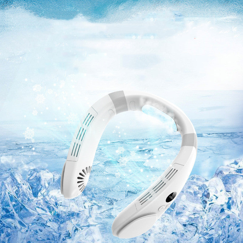 Hands-Free Neck Fan — Portable Cooling for Summer, Up to 8 Hrs