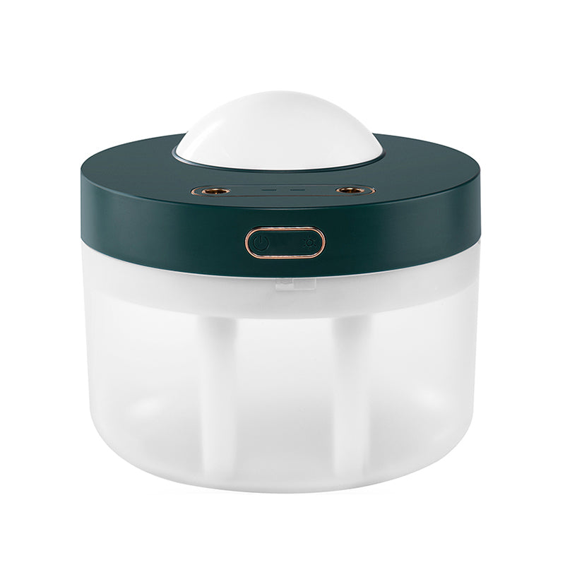 Projection Humidifier & Night Light – Rotating, Dual Spray