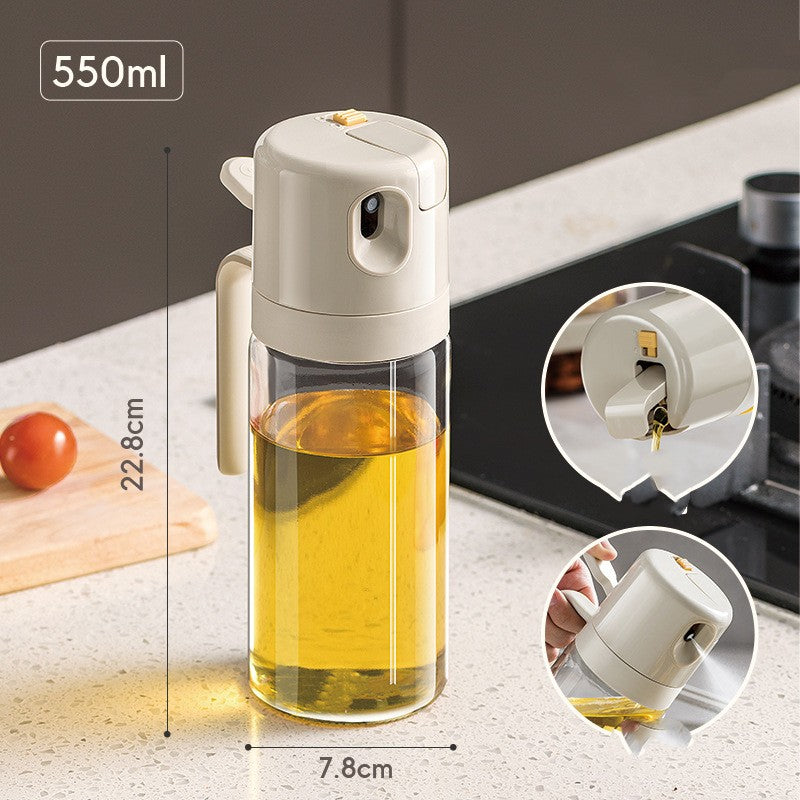 2-in-1 Oil & Vinegar Spray Bottle – BBQ & Kitchen Mister