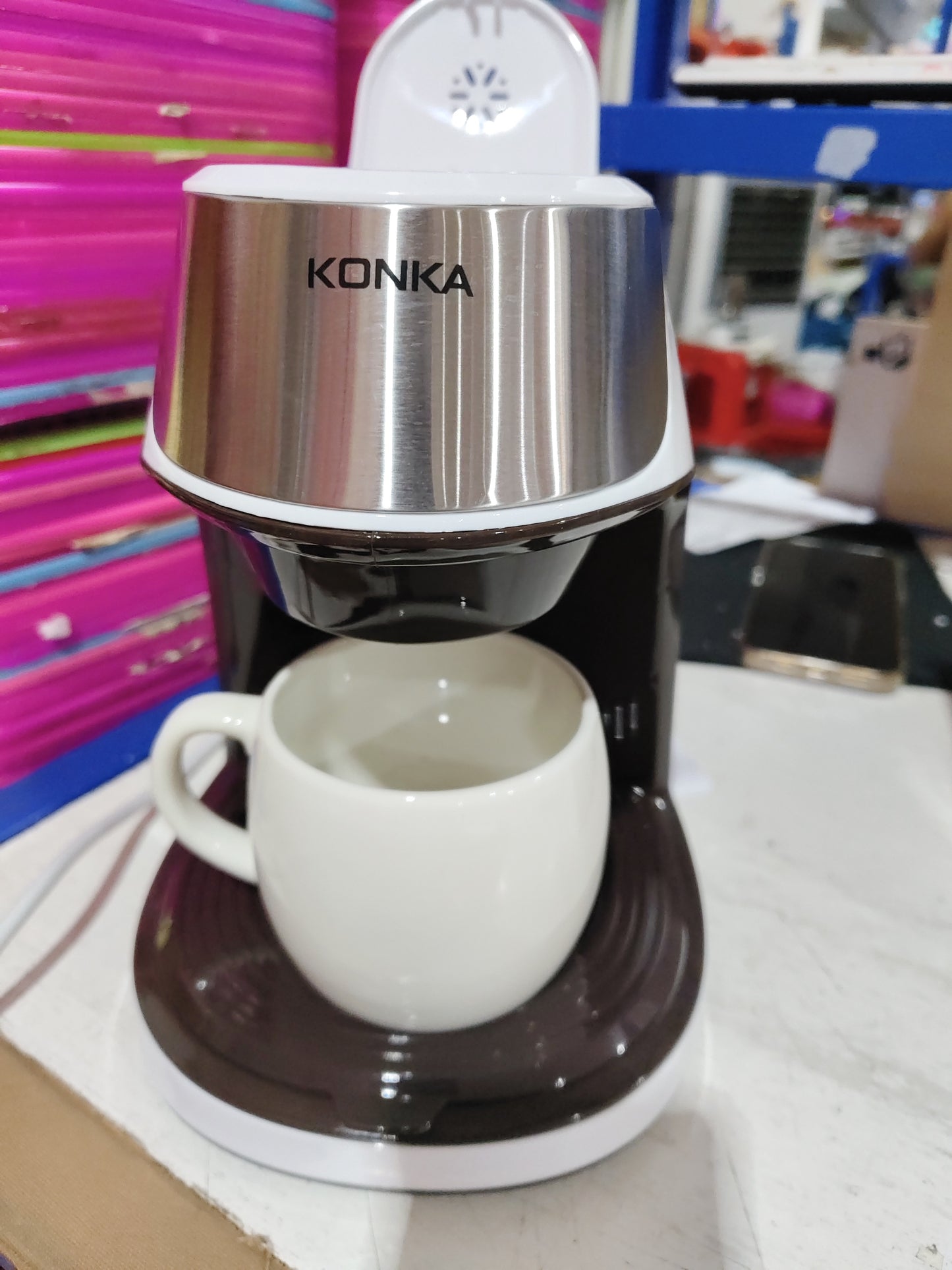 Mini Automatic Coffee Maker – Compact Home & Office Brewer