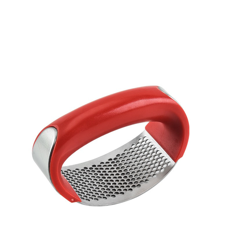 Stainless Steel Garlic Press & Masher – Manual, Easy Squeeze