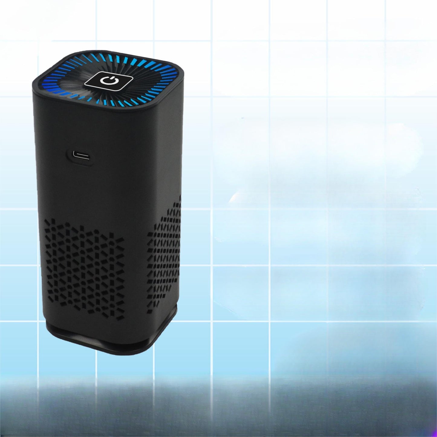 Portable Car & Home Air Purifier – Negative Ion, Removes Dust & Smoke
