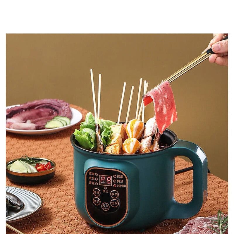 Electric Hot Pot & Rice Cooker — Non-Stick, Multi-Cook