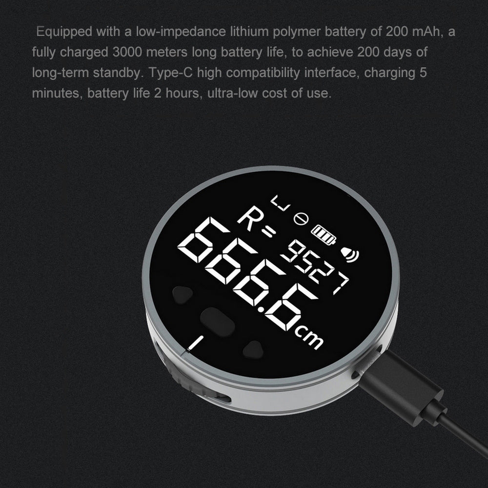 Laser Distance Measure — High-Precision Digital Tape with LCD Display